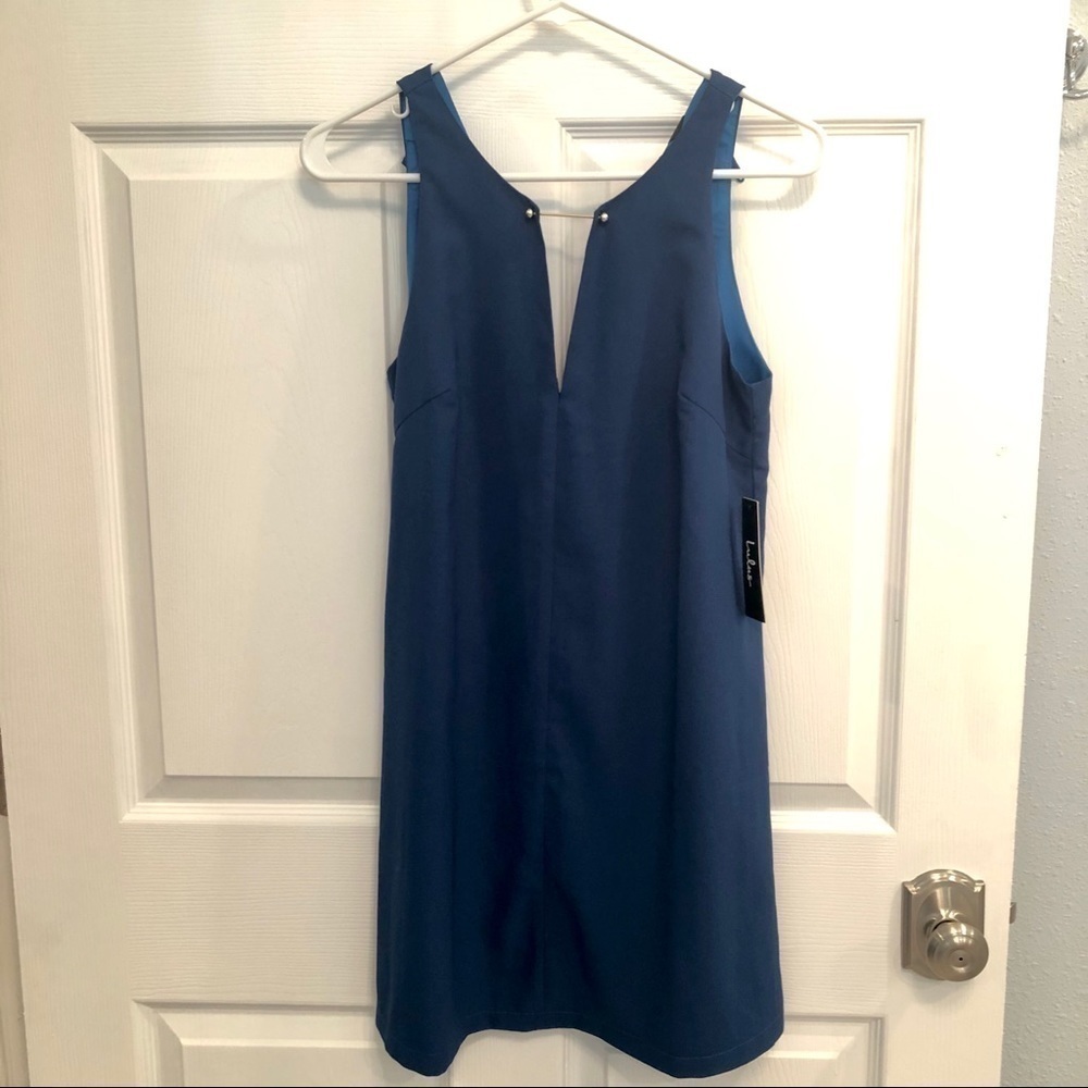 NWT Lulu’s teal barbell sleeveless dress - Picture 2 of 6